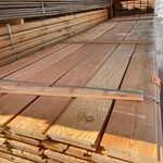 Ca. 120x Douglas Wisselsponning/Halfhoutsrabat, 18x190mm, lengte 500cm